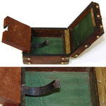 Antique French Napoleon III or Victorian Era Pocket Watch Display Box, Casket