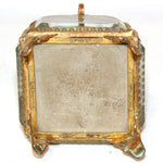 Antique French Grand Tour Style Souvenir Casket, Beveled Glass & Eglomise Scene: Opera Garnier