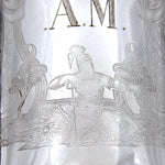 Antique French Sterling Silver Wine or Mint Julep Cup, Tumbler or Timbale, Figural