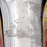 Antique French Sterling Silver Wine or Mint Julep Cup, Tumbler or Timbale, Figural