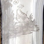 Antique French Sterling Silver Wine or Mint Julep Cup, Tumbler or Timbale, Figural