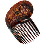 Superb Hand Carved Antique Tortoise Shell Tiara #3, Ornamental Comb, Mantilla, Napoléon III French