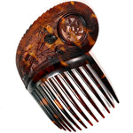 Superb Hand Carved Antique Tortoise Shell Tiara #3, Ornamental Comb, Mantilla, Napoléon III French