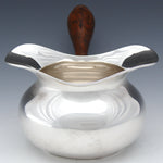 Antique F.B. Rogers Sterling Silver 9.5" Sauce Ladle, Brandy Warmer or "Silver Pipkin"