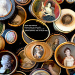 Antique French Dore Bronze Snuff Box with Portrait Miniature, Like Marie-Antoinette w Big Hat