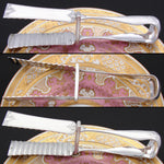 Antique French Sterling Silver 9" Asparagus or Pastry Tongs, Ornate Guilloche Style Pattern