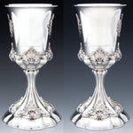 Antique Continental Silver 6.5" Goblet, Francois I Le Havre Crest with Crown & Salamander