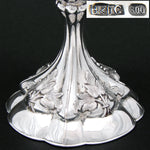 Antique Continental Silver 6.5" Goblet, Francois I Le Havre Crest with Crown & Salamander