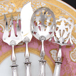 Antique French Sterling Silver 4pc Condiment or Hors d'Oeuvre Service Set in Box