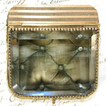 Antique French Napoleon III Pocket Watch Display Box, Casket, Figural Hunt Theme