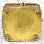 Antique French Napoleon III Pocket Watch Display Box, Casket, Figural Hunt Theme