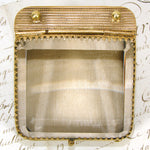 Antique French Napoleon III Pocket Watch Display Box, Casket, Figural WInged Cherubs or Putti