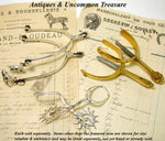 Fine Antique English "Pall Mall" Marked Gilt Bronze Riding Spurs, Equestrian Interest