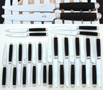 Elegant Antique French PUIFORCAT Sterling Silver 71pc Flatware Set, Louis XV Pattern