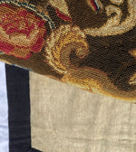 Superb Large Antique Armorial & Animal Needlepoint Tapestry, Lions, Doves, Fox, Family Crests for Pillow or Wall