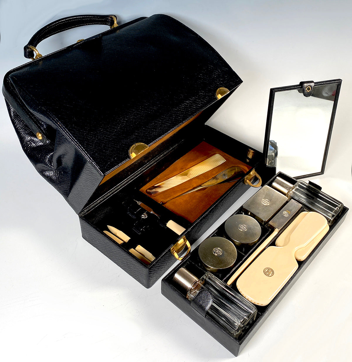 Rare Vintage Louis Vuitton Comb Case Handbag Purse Travel