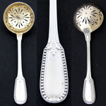 Antique French Puiforcat Sterling Silver & Vermeil Condiments, Sugar Sifter, Muffineer