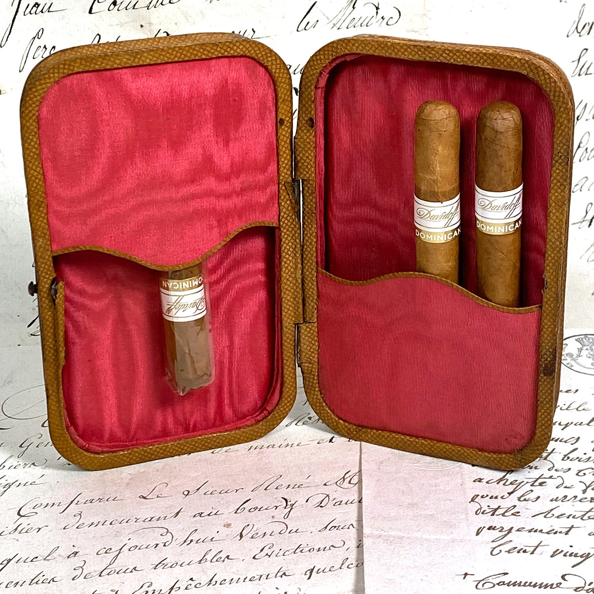 Antique Victorian Era Cigar or Spectacles Case, Purse, Exquisite Hand Carved Ivory