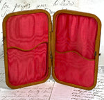 Antique Victorian Era Cigar or Spectacles Case, Purse, Exquisite Hand Carved Ivory