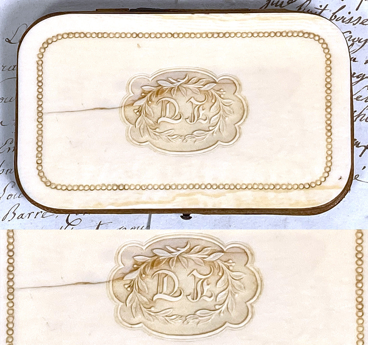 Antique Victorian Era Cigar or Spectacles Case, Purse, Exquisite Hand Carved Ivory