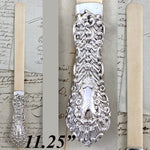 Antique English Hallmarked Sterling Silver & Genuine Ivory 11.25" Text or Book Page Turner
