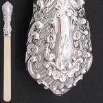 Antique English Hallmarked Sterling Silver & Genuine Ivory 11.25" Text or Book Page Turner