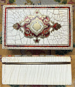Fine Antique 19th Century French Boulle Jewelry or Watch Box, Ivory, Tortoise Shell Veneer