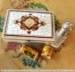 Fine Antique 19th Century French Boulle Jewelry or Watch Box, Ivory, Tortoise Shell Veneer
