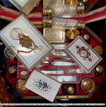 Fine Antique 19th Century French Boulle Jewelry or Watch Box, Ivory, Tortoise Shell Veneer