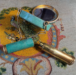 Antique c.1920s French Compact and Lipstick Holder Clad in Fine Shagreen, Galuchat, Durand?