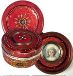 An Exceptionally Fine Swiss (probably Geneva) Guilloché Enamel Patch Box, circa 1795–1810