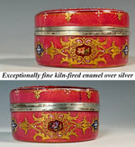An Exceptionally Fine Swiss (probably Geneva) Guilloché Enamel Patch Box, circa 1795–1810