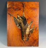 Large 1800s French Oil Painting on Board, Nature Morte, Still Life of Birds in Trompe-l'œil Artist Signed