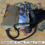 Stunning Little Austrian .900 Silver and 18k Gold Guilloche Art Deco Minaudière, Evening Purse