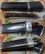 Antique French 18th Century Nécessaire, Travel Vanity Etui, Scissors, Tweezer, Pocket Knife, Pencil, Silver
