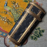 Exceedingly Rare French Louis XV 12k, 14k Gold & Diamond Gentleman's Vest Nécessaire, Nutmeg Grater