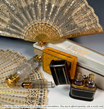 Elegant Antique French Scent Caddy, Nécessaire, 18k Stringing, 2 Perfume Bottles or Flasks and Funnel