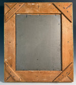 Very Fine Antique French Oil Painting Portrait of a Beautiful Young Woman, Gold Gesso on Wood Frame