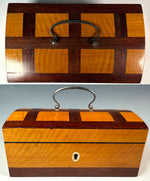 Fine Antique c.1810-30s French Palais Royal Mother of Pearl and 18k Gold Sewing Box, Excellent Condition