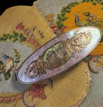Exceptionally Rare French Louis XV Mother-of-Pearl & Precious Metal Inlaid Knotting Shuttle, c. 1760–1775