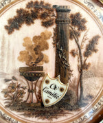 Exceptional Louis XVI Blond Tortoiseshell, 18K Gold Piqué & Sentimental Hairwork Snuff Box, Inscribed "À Camilie," France, c. 1785–1800