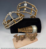 Stunning Antique French Diadem, Crown, Tiara #2 in Huge Paste Pearl Gems, Made for a Wedding