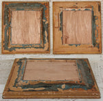 PAIR Antique French Gilded Wood Picture Frames with Intaglio Prints of 17-18th c. Royals