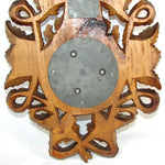Rare Antique Edwardian Era Black Forest Style 20" Wall Barometer, Thermometer & Hygrometer