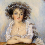 Antique Portrait Miniature in Case: Aimee de Coigny, Duchess of Fleury, Jewelry & Book