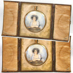 Antique Portrait Miniature in Case: Aimee de Coigny, Duchess of Fleury, Jewelry & Book