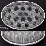 Elegant Vintage French Sterling Silver & Blown Glass 8" Flower Frog, Vase, Centerpiece