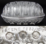 Elegant Vintage French Sterling Silver & Blown Glass 8" Flower Frog, Vase, Centerpiece