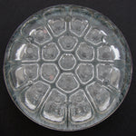 Elegant Vintage Belgian .835 Silver & French Blown Glass 6.5" Flower Frog, Vase, Centerpiece