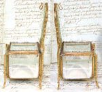 Antique French Napoleon III Pocket Watch or Pendant Display Casket, a Miniature Vitrine